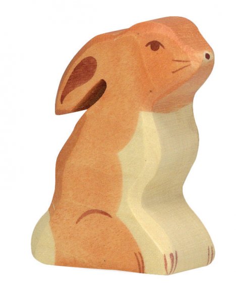 Holztiger Sitting Hare