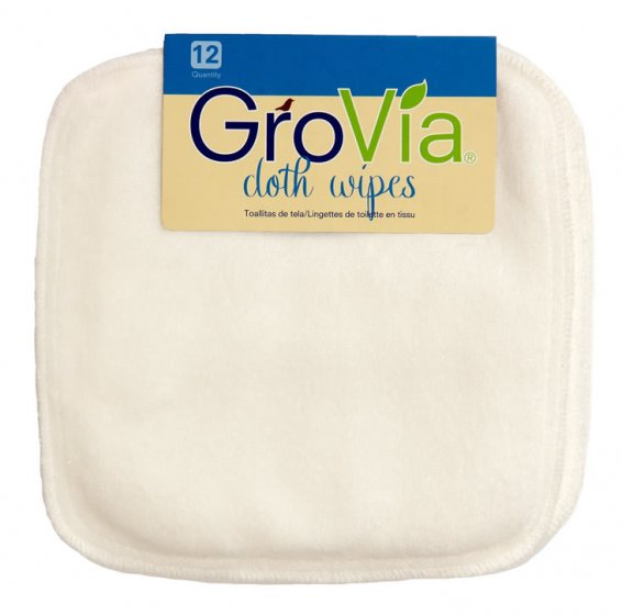 12 GroVia Cloth Wipes