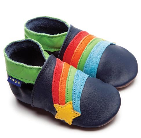 Inch Blue Rainbow Star Navy Shoes