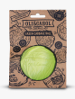 Oli & Carol 100% Natural Rubber Baby Sensory Ball - Green Cabbage in its cardboard packaging