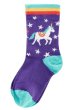 frugi organic cotton socks for kids with unicorns