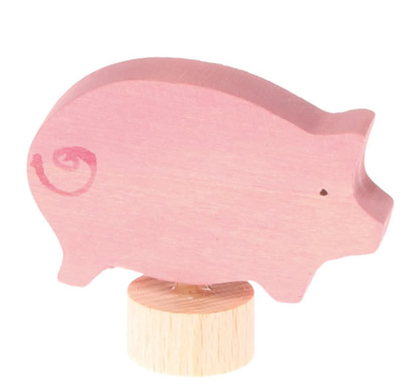 Grimm's Pink Pig Decorative Figure