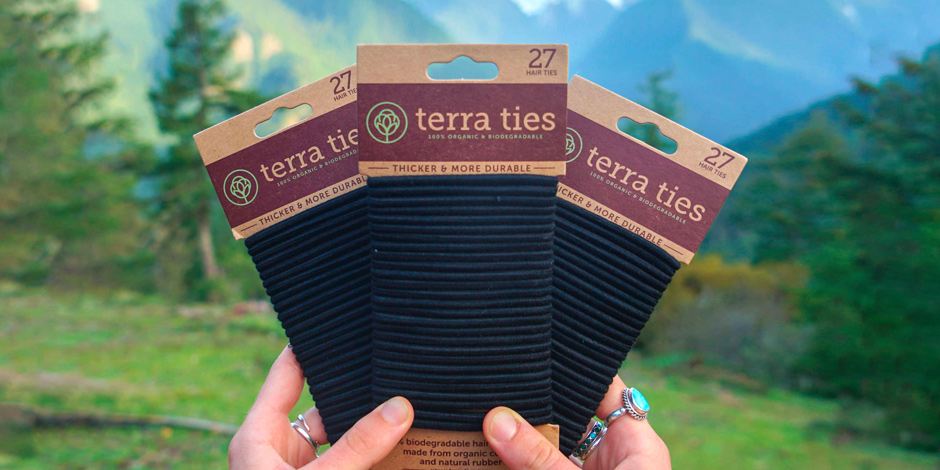 Shop Terra Ties biodegradable hair bands at Babipur